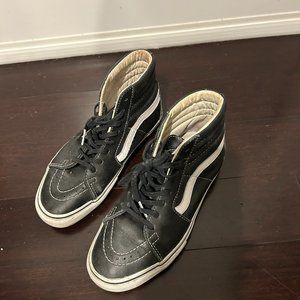 Leather Vans Hi-Tops